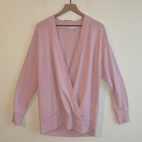 Athleta Purana V Neck Wrap Sweatshirt - Picture 3 of 6